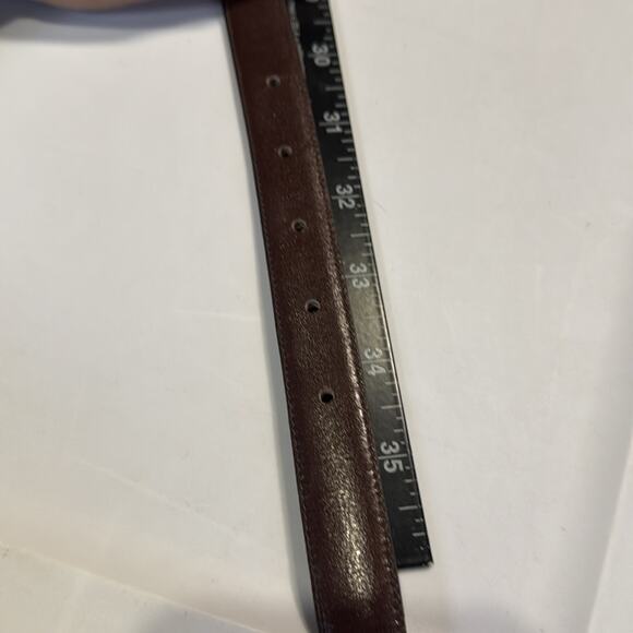 NWT Vintage Stefano Ricci Brown Colored Belt With Gold Colored Buckle - Picture 6 of 6